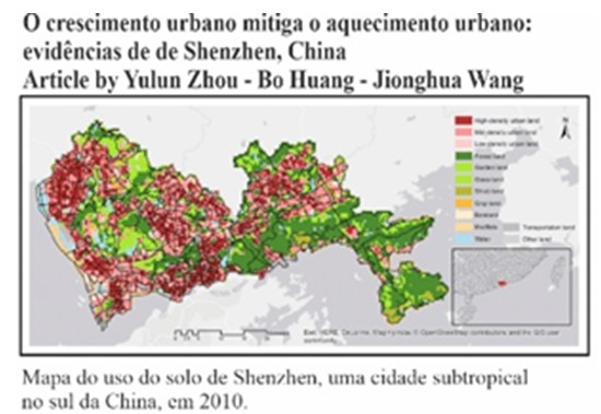 Mapa de uso do solo de Shenzhen