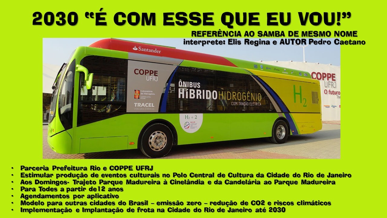 Ônibus híbrido a hidrogênio COPPE/UFRJ