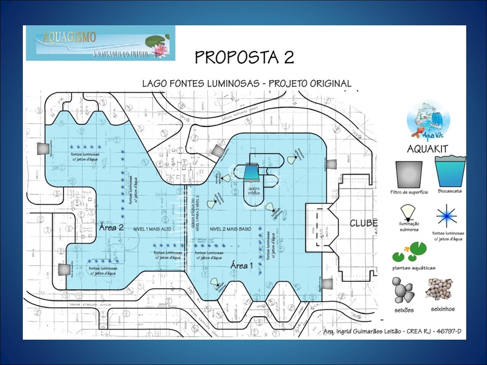 Proposta 2 — planta baixa do lago