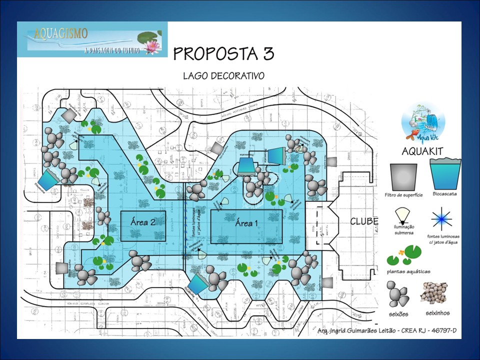 Proposta 3 — planta baixa do lago